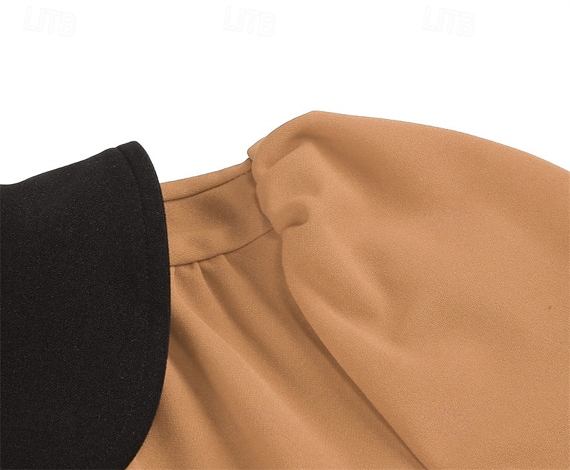 Retro / vintage 1950-tallet Cocktail Kjole Kjoler A-linje Kostyme Dame Karneval Nytt År Maskerade Fritid / hverdag Utdrikningslag Voksne Kjole 2026 - $31.99 –P10