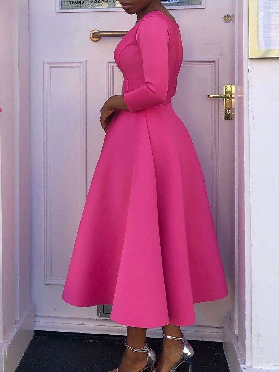 Kentucky Derby Damen Midi Kleid A-Linie Kleid Fit And Flare Kleid Elegant Party Cocktail Hochzeitsgast Verlobung Cocktailparty Reguläre Passform Grafisch Ärmellos V-Ausschnitt Schwarz Weiß Rot 2025 - $44.99 –P6