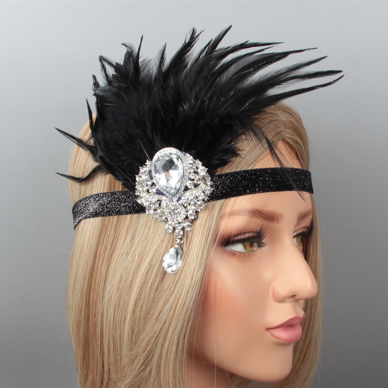 Retro Antiguo 1920s Tocados Baile de Máscaras Diadema de estilo flapper El gran Gatsby charlestón Pluma Disfraz Mujer Víspera de Todos los Santos Carnaval Mascarada Fiesta de Cóctel Fiesta de baile 2025 - $13.99 –P10