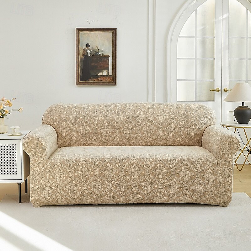 Elastic Jacquard Fabric Sofa Cover Stretch Couch Cover Sectional L Shape Sofa Slipcover Corner Case for Living Room 1/2/3/4 Seat 2025 - $42.99 –P5