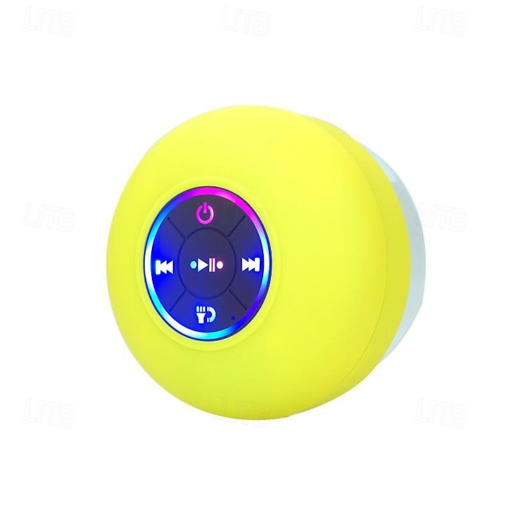 רמקול עמיד למים ipx4 רמקול אלחוטי נייד עם כוס יניקה usb נטענת למסיבות נסיעות לשירותים בבית ובחוץ (כוסות היניקה חייבות להיות על משטח חלק כדי להשתמש בהן) 2025 - $19.99 –P7