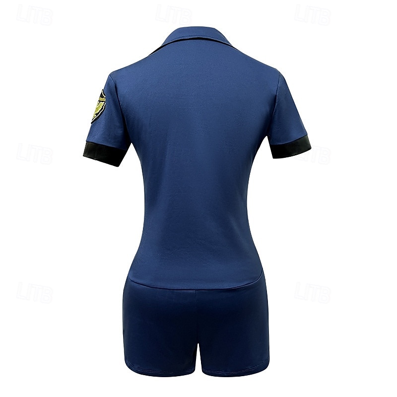 Uniformy Zawody Policjantka Kostium Cosplay Cosplay seksowny kostium Damskie Dla dorosłych Bal maskowy Wieczór panieński Bal maskowy Mardi Gras Łatwy kostium karnawałowy 2025 - $43.99 –P16