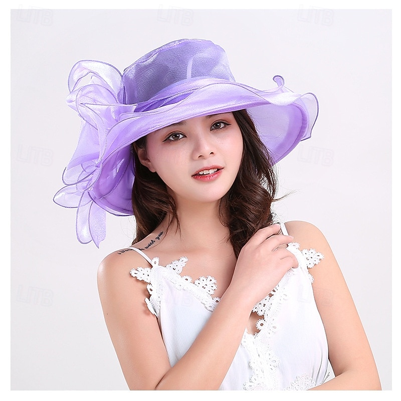 1950s Retro Vintage Derby Hat Church Hat Kentucky Derby Hat Gentlewoman Noblewoman Women's Valentine's Day Derby Ascot Horse Racing Festival Adults' Hat Spring & Summer 2026 - $26.99 –P13