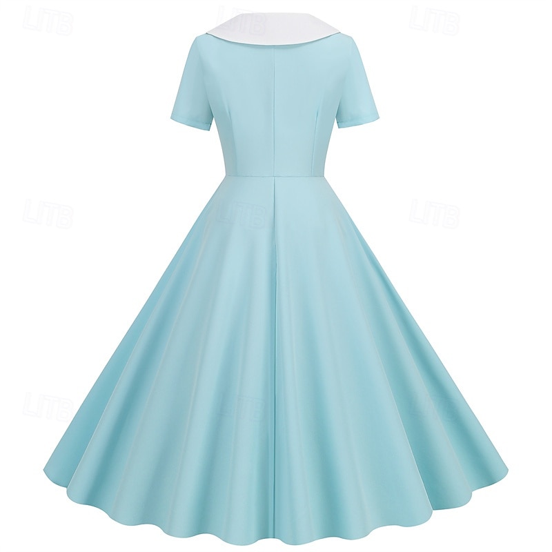 Retro Vintage 1950s Dress Swing Dress Women's Carnival Masquerade Daily Wear Bachelorette Party Adults' Dress Homecoming Dresses 2025 - $25.99 –P15