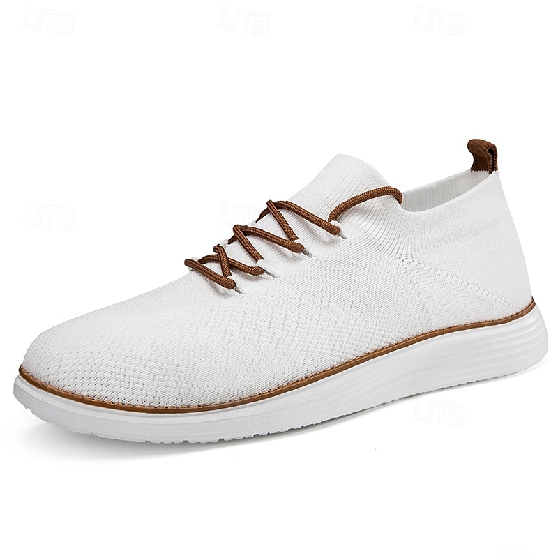 marineblaue Strick-Sneaker für Herren mit Schnürung und gepolsterter Sohle für bequemes Tragen im Alltag 2025 - $34.99 –P1