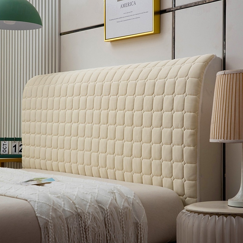 Bett Kopfteil Abdeckung Slipcover Staubdicht Dehnbares Dicken Bett Kopf Polsterungsschutzabdeckung Waschbare Kühlkopfteil Schutzabdeckung 2025 - $34.99 –P4