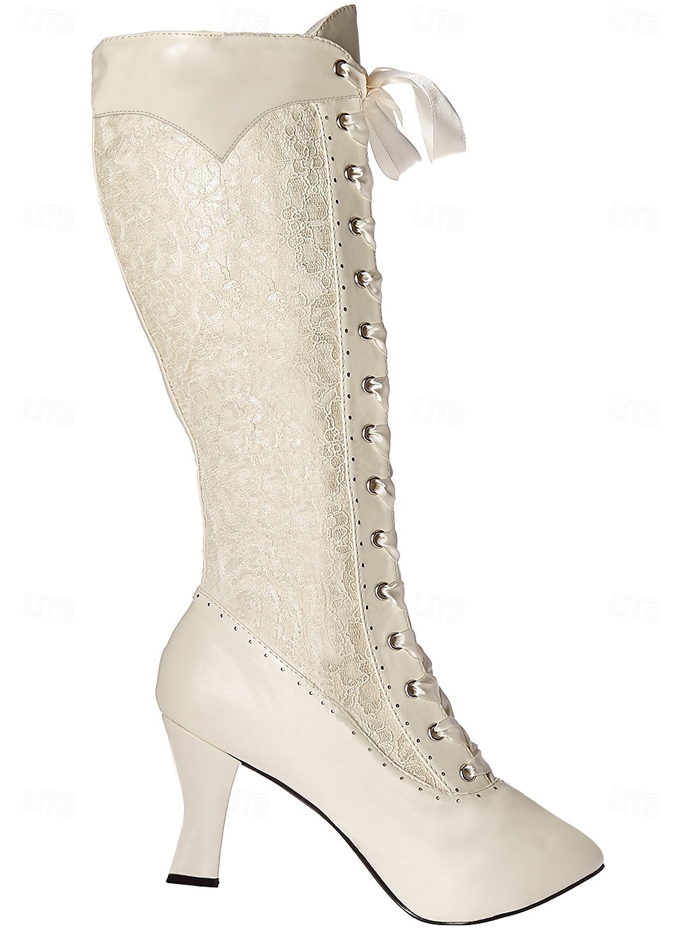 Rococó Barroco Vitoriano Sapatos Botas Longas Salto Alto Mulheres Dia Das Bruxas Carnaval Baile de Máscaras Espetáculo Festa / Noite Mascarilha Adulto Sapatos de 2025 por $49.99 –P4