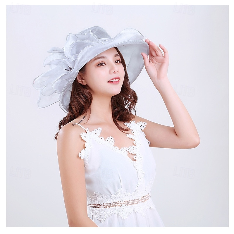 1950s Retro Vintage Derby Hat Church Hat Kentucky Derby Hat Gentlewoman Noblewoman Women's Valentine's Day Derby Ascot Horse Racing Festival Adults' Hat Spring & Summer 2026 - $26.99 –P7