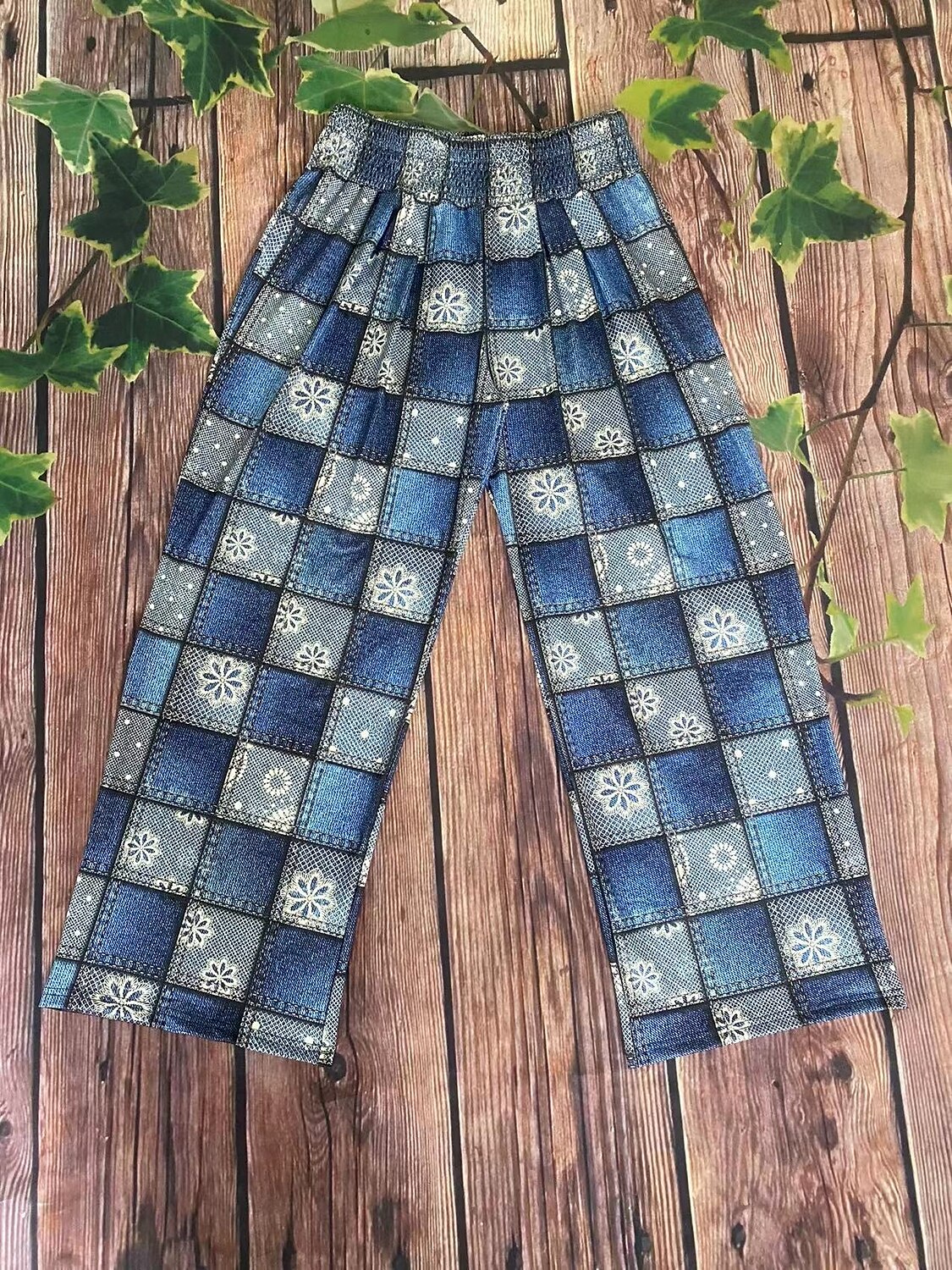 Women's Cropped Pants Casual Full Length Natural Printing Comfortable Micro-elastic Casual Daily Pink Blue Orange Spring Loose Fit 2025 - $19.99 –P5