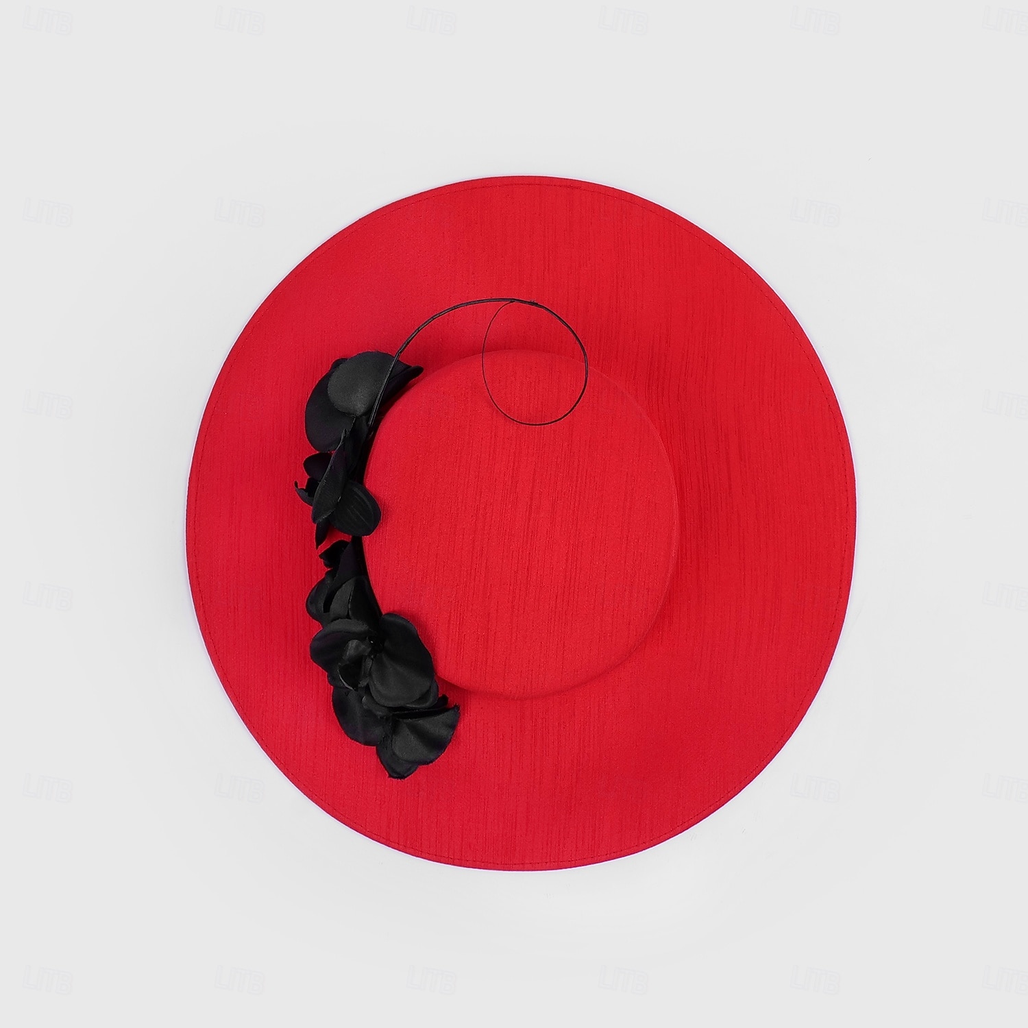 шляпы шляпа от солнца из волокна свадебный пляж элегантный свадебный с перьями / меховой цветочный головной убор головной убор 2026 - $65.99 –P9