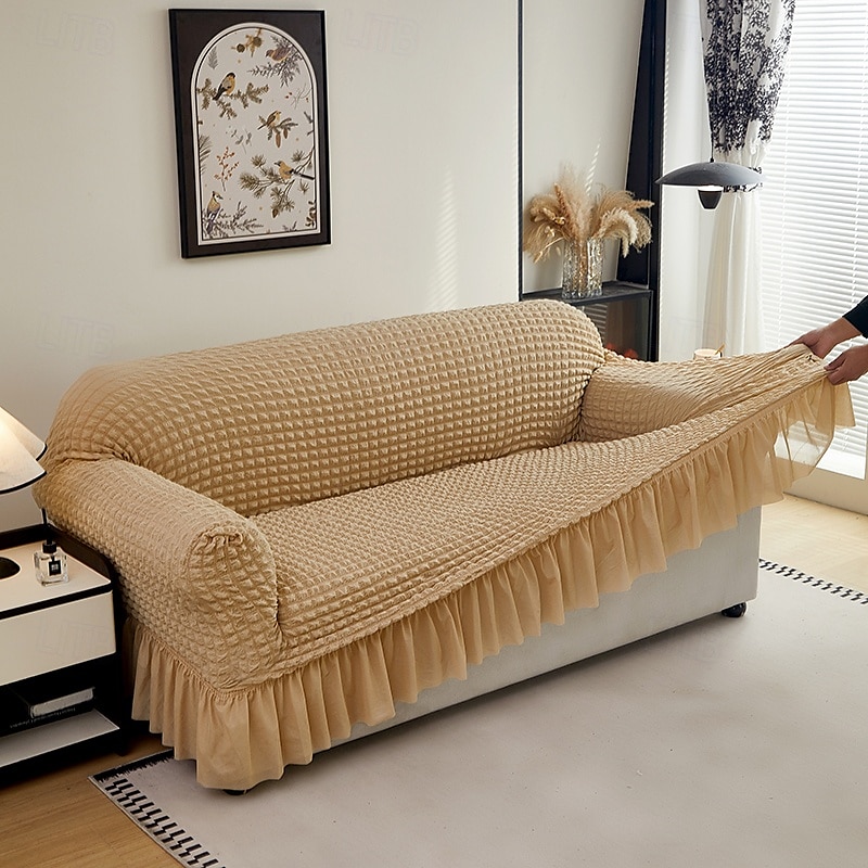 Elastic Jacquard Fabric Sofa Cover Stretch Couch Cover Sectional L Shape Sofa Slipcover Corner Case for Living Room 1/2/3/4 Seat 2025 - $47.99 –P17