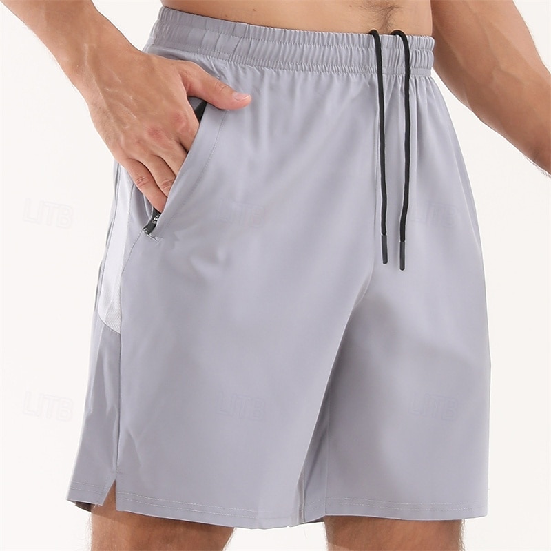 Herren Sportliche Shorts Shorts Kurze Hosen Kurze Sporthose Kurze Sporthose Sport Shorts Tasche Kordelzug Elastische Taille Glatt Komfort Schnelltrocknend Kurz Sports Outdoor Täglich Ausgehen Modisch 2025 - $20.99 –P6