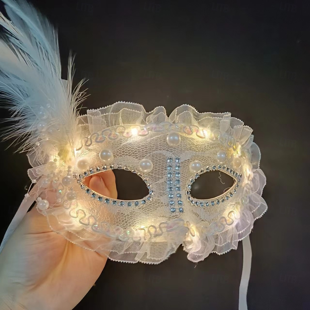 Halloween Velencei maszk Columbina Farsangi maszk Fél arc Felnőttek Férfi Női Farsang Mardi Gras Parti Álarcos mulatság Velencei karnevál Egyszerű Halloween jelmezek Kiöltözik 2025 - $13.99 –P3
