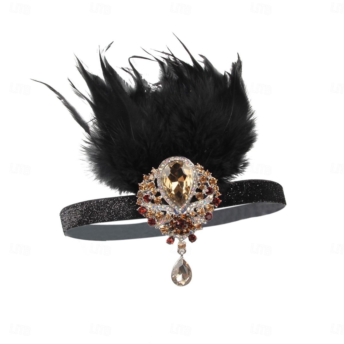 Retro Antiguo 1920s Tocados Baile de Máscaras Diadema de estilo flapper El gran Gatsby charlestón Pluma Disfraz Mujer Víspera de Todos los Santos Carnaval Mascarada Fiesta de Cóctel Fiesta de baile 2025 - $13.99 –P11