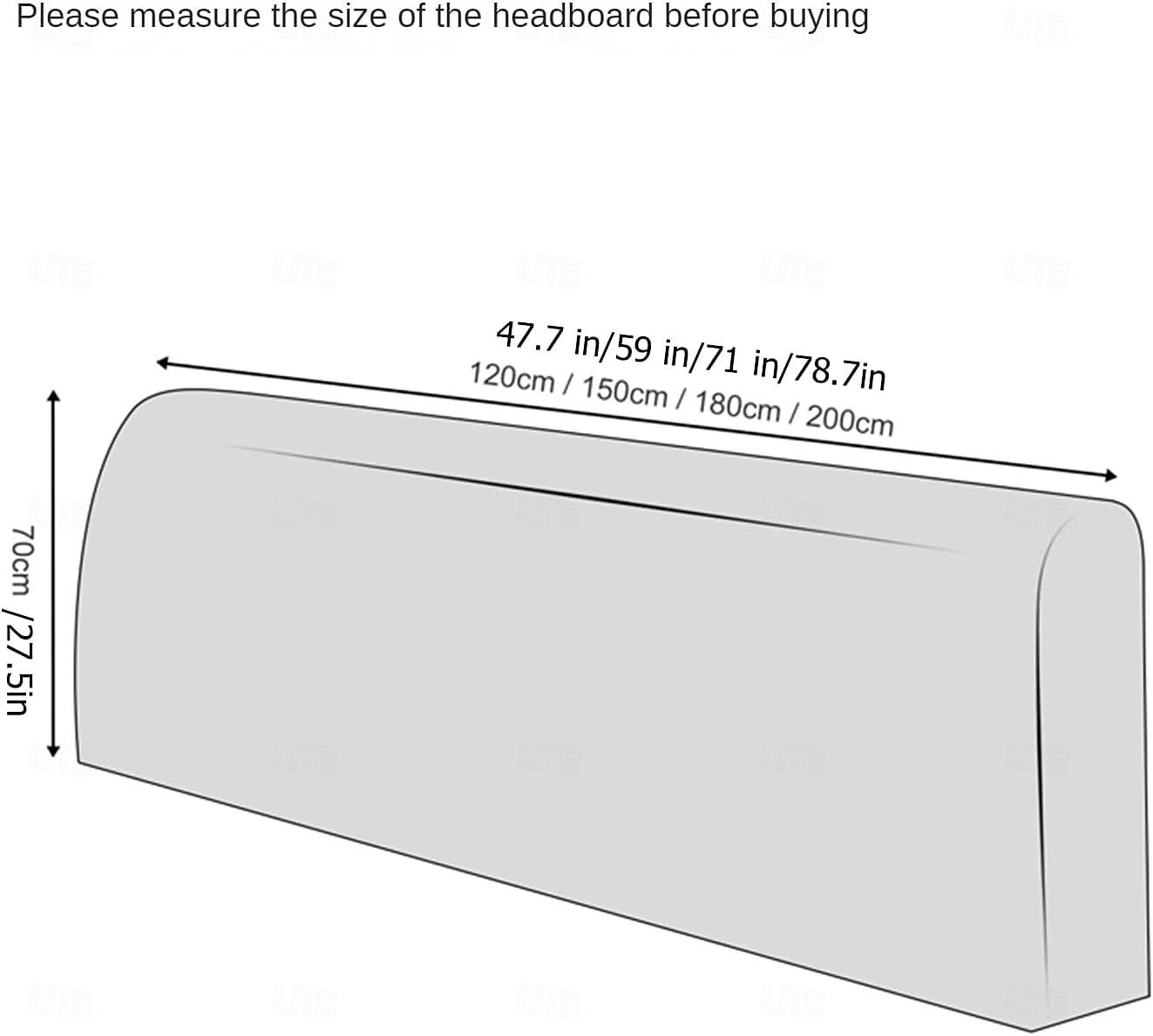 PU Bed Headboard Cover Slipcover Waterproof Stretch Headboard Cover Thicken Dustproof Protector Cover for Home Decor Washable 2026 - $41.99 –P2