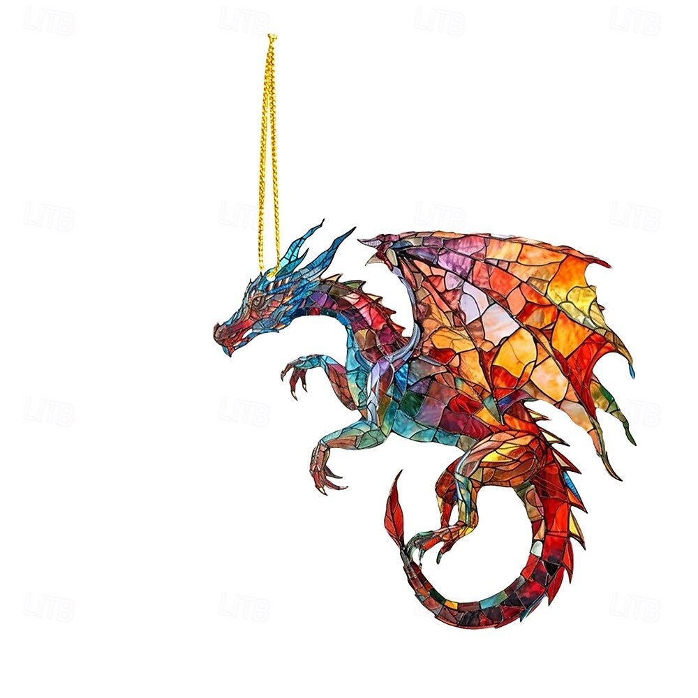 pandantiv din acrilic artă din seria dragonului starfire - decor pandantiv mașină 2025 - $19.99 –P2