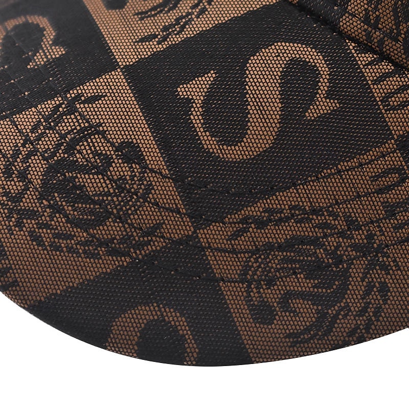 Men's Baseball Cap Sun Hat Trucker Hat Mesh Cap Black Golden Poly / Cotton Blend Adjustable Fashion Daily Wear Festival Letter Printed Letters Casual / Daily 2025 - $7.99 –P10