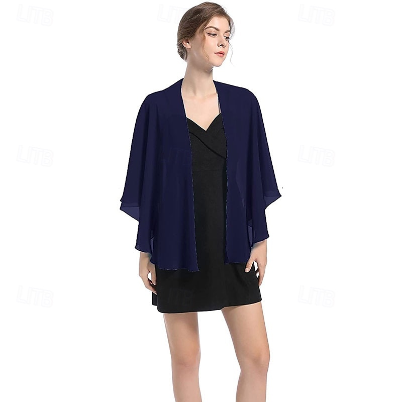 châle de soirée en mousseline de soie, châles et écharpes de mariage pour femmes, robe de mariée de fête pour occasions spéciales de 2025 ? $29.99 –P10