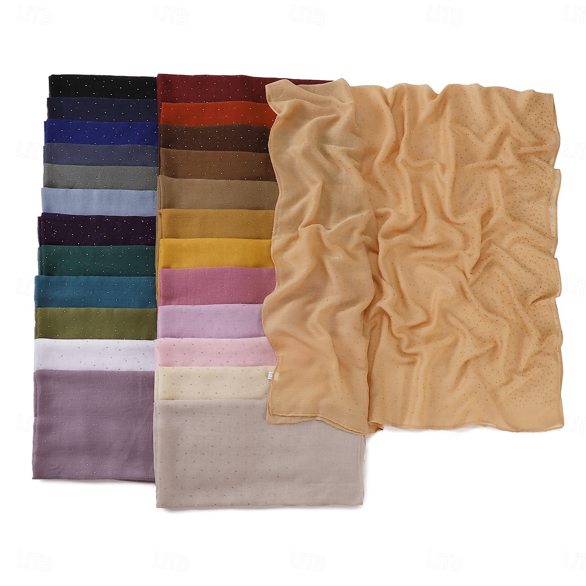 mode simple bali gaze ciel étoilé forage chaud longue écharpe respirante douce femme foulard écharpe cape extérieur de 2025 ? $21.99 –P22