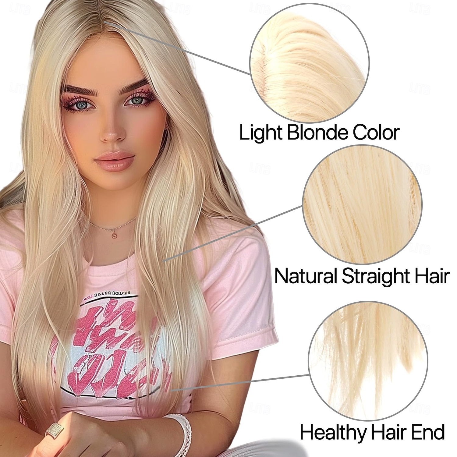 Long Straight Wig Synthetic Long Wigs for Women Cosplay Wig for Fashion Women 2026 - $29.99 –P6