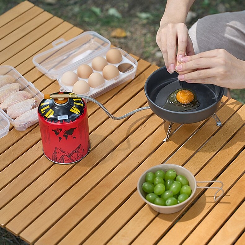1 porta-ovos para camping - recipiente à prova de choque comporta 6 ovos para caminhadas &mochilando de 2025 por $4.99 –P2