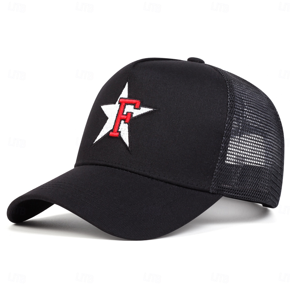 Herren Cap Basecap Sonnenhut Kappe Mesh-Kappe Schwarz Blau Poly / Baumwollmischung Einstellbar Modisch Freizeitskleidung Festival Buchstabe Sterne Lässig / Alltäglich 2025 - $7.99 –P1