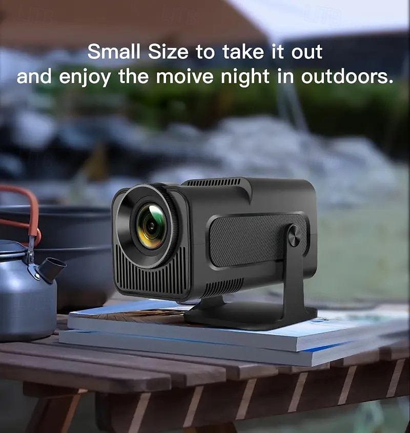 Интеллектуальный проектор 1080p Vision 1080p HD 400 яркость ANSI для Android 11.0 два диапазона Wi-Fi поворот на 180 градусов для домашнего кинотеатра и использования на открытом воздухе 2025 - $117.99 –P5