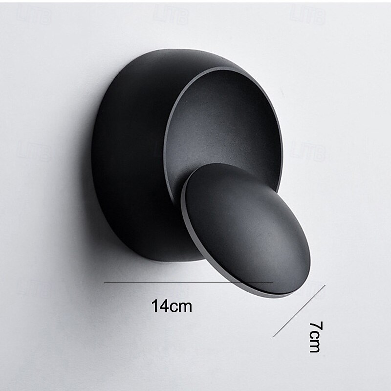 LED Wall Lamp 360 Degree Rotatable Round Crescent Wall Light Night Light Creative Modern Bedside Lamp for Living Room Bedroom Hallway Aisle Corridor 110-240V 5W 2025 - $49.99 –P7