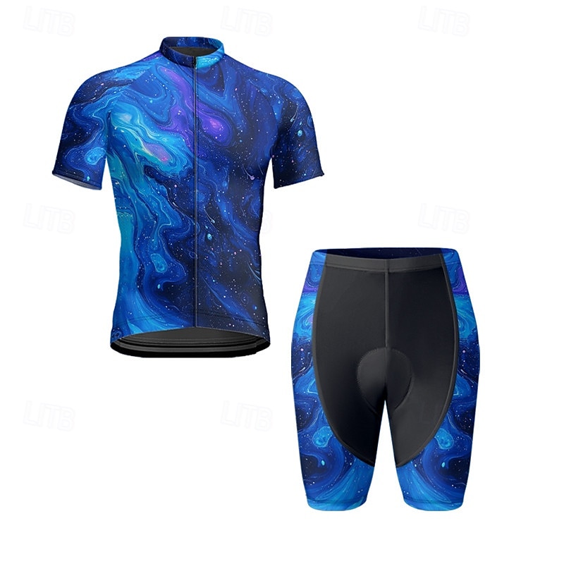 Miesten Pyöräily jersey ja shortsit Lyhythihainen Maastopyöräily Maantiepyöräily Musta Keltainen Punastuvan vaaleanpunainen Kaltevuus Pyörä Spandex Urheilu Kaltevuus Vaatetus 2025 - $38.39 –P8