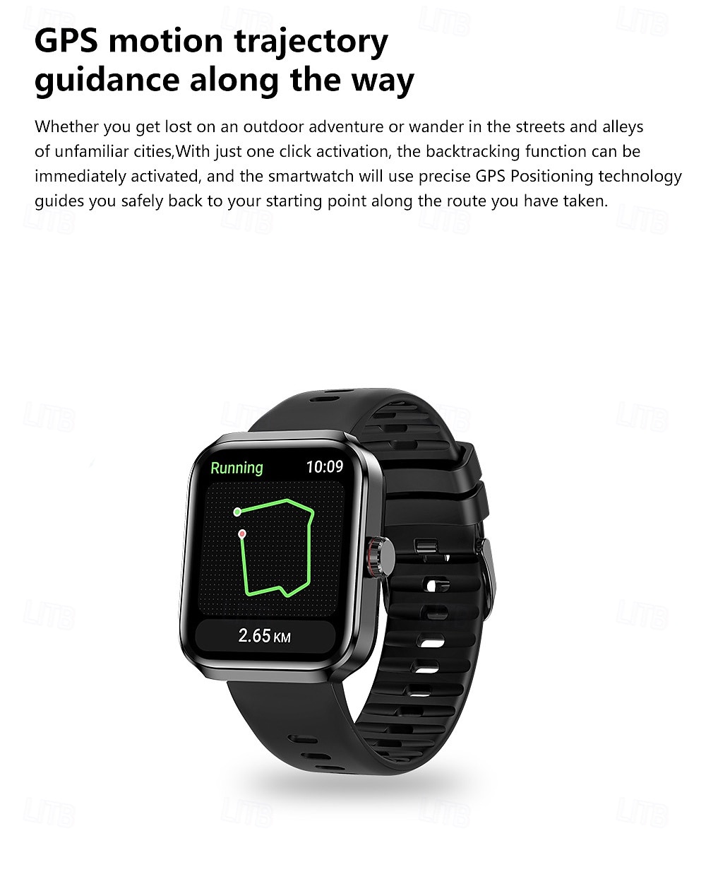 696 NX22 Smart Watch 1.78 inch Smartwatch Fitness Running Watch Bluetooth Pedometer Call Reminder Sleep Tracker Compatible with Android iOS Women Men GPS Hands-Free Calls Message Reminder IP 67 46mm 2025 - $76.99 –P3