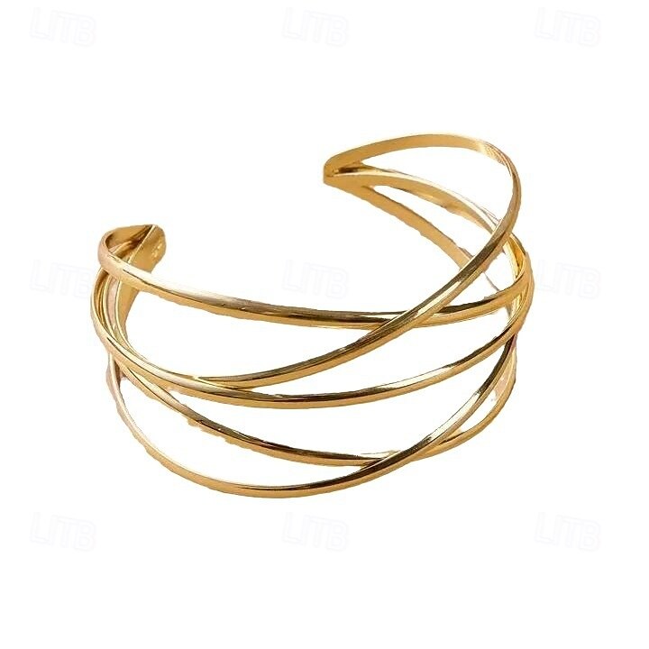 Manchettes Bracelets Femme Fantaisie Précieux Punk Mode Luxe Bracelet Bijoux Doré pour Soirée de 2025 ? $14.99 –P2