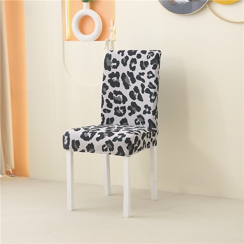 Funda para silla de comedor, súper ajustada, elástica, extraíble, lavable, corta, funda protectora para silla de comedor, funda para asiento para hotel, comedor, ceremonia, banquete, fiesta de bodas 2025 - $14.49 –P2