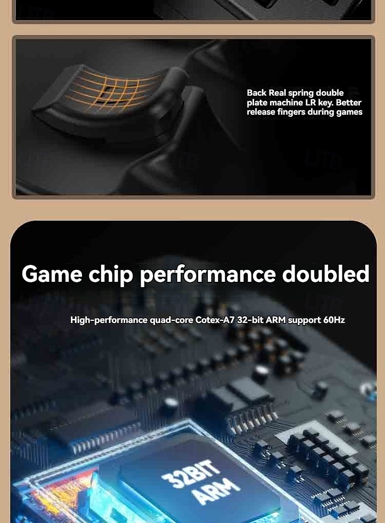 lettori di videogiochi portatili retrò console per videogiochi gamepad macchina da gioco tascabile sistema linux x5 del 2025 a $71.99 –P4