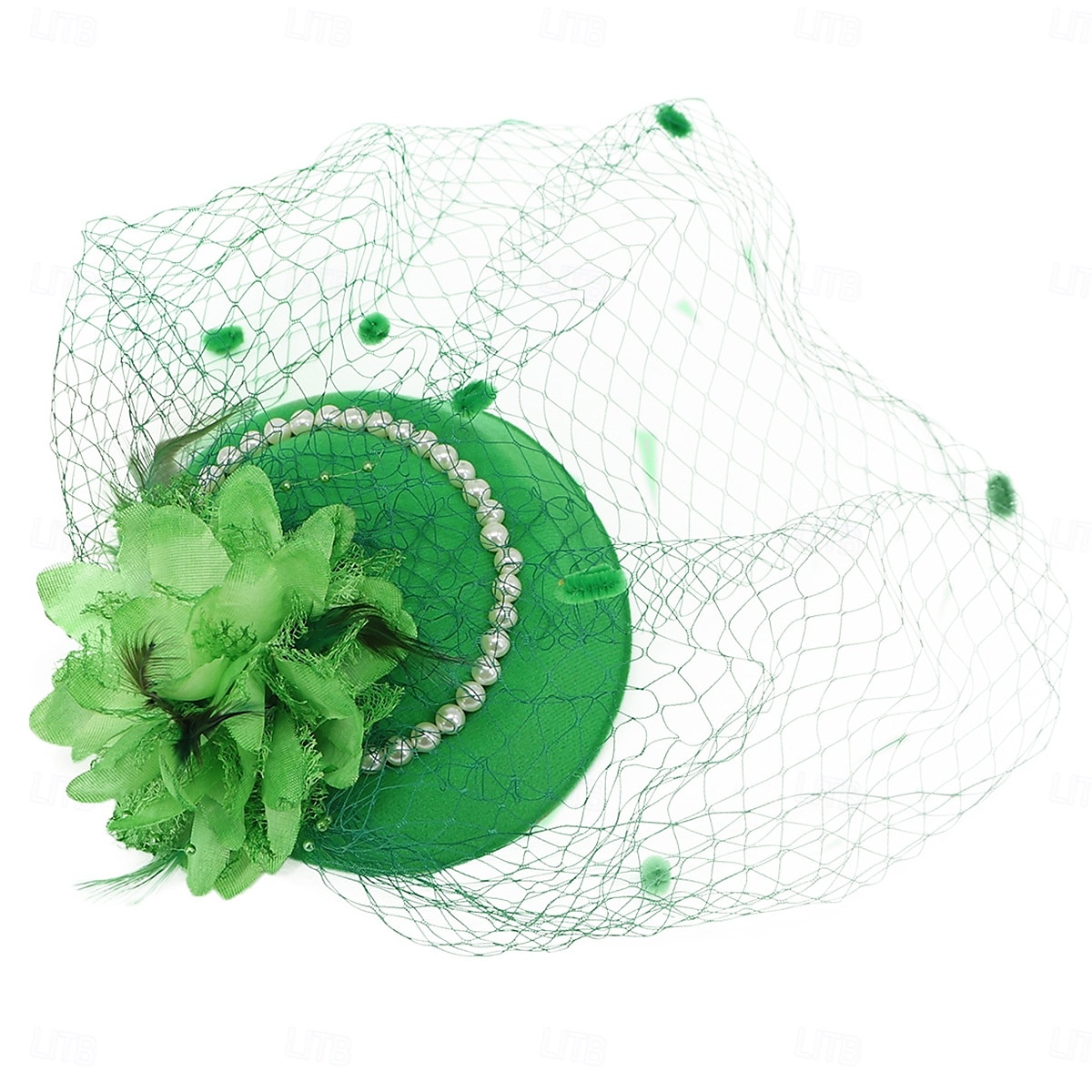 Hatter Sinamay Fedora Bryllup Aftenselskap cocktail Elegant Årgang søt stil Med Blomster Hodeplagg Hodeplagg 2025 - $14.99 –P17