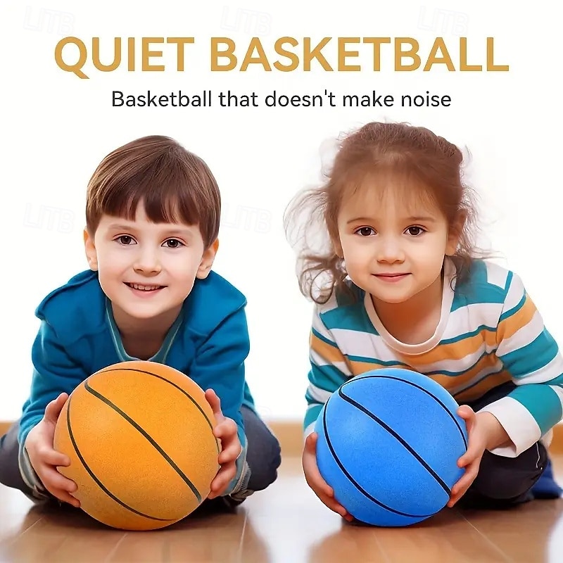 palla da gioco silenziosa ad alta elasticità, divertimento senza rumore, palla da gioco silenziosa per bambini - alta elasticità &basket in spugna solida! regalo di natale di halloween regalo di del 2025 a $38.99 –P3