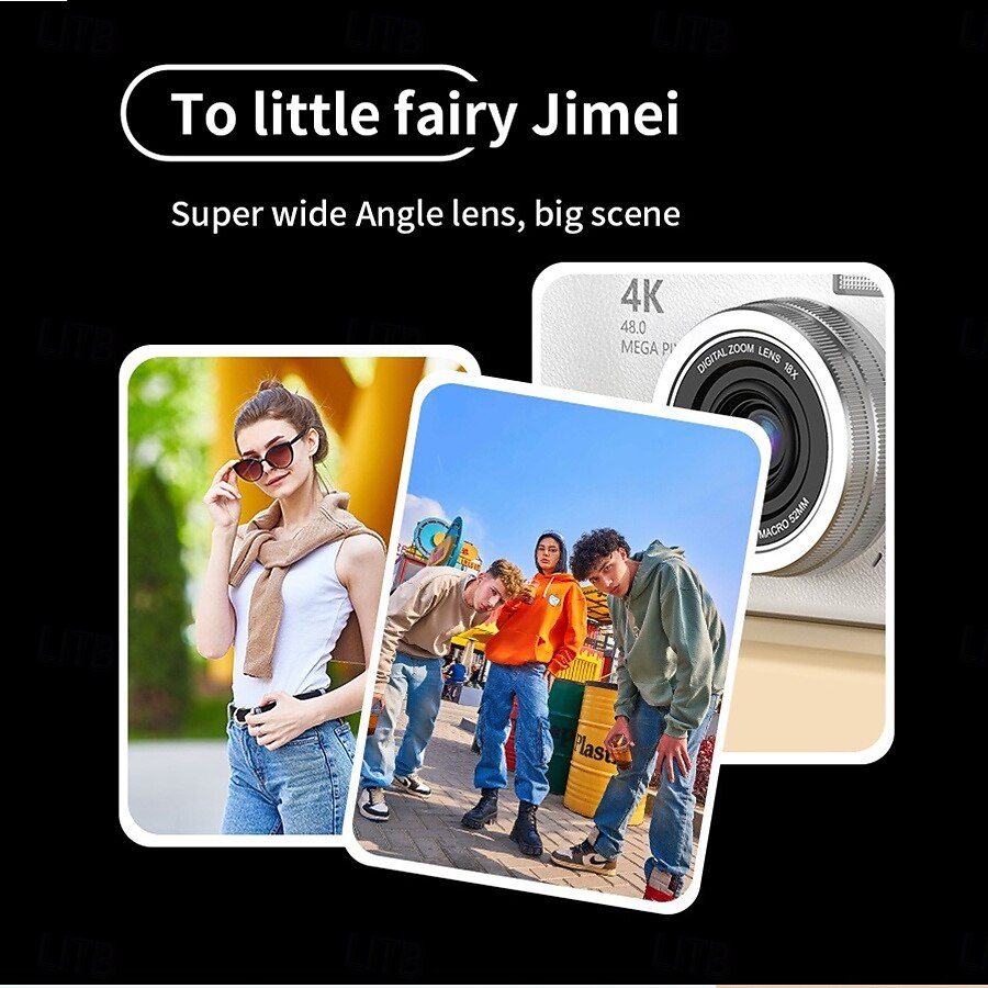 HD Digital Cameras 4K 1080p Easy to Use Rotatable 2.4 Lcd Screen  CCD Camera 2025 - $52.99 –P5