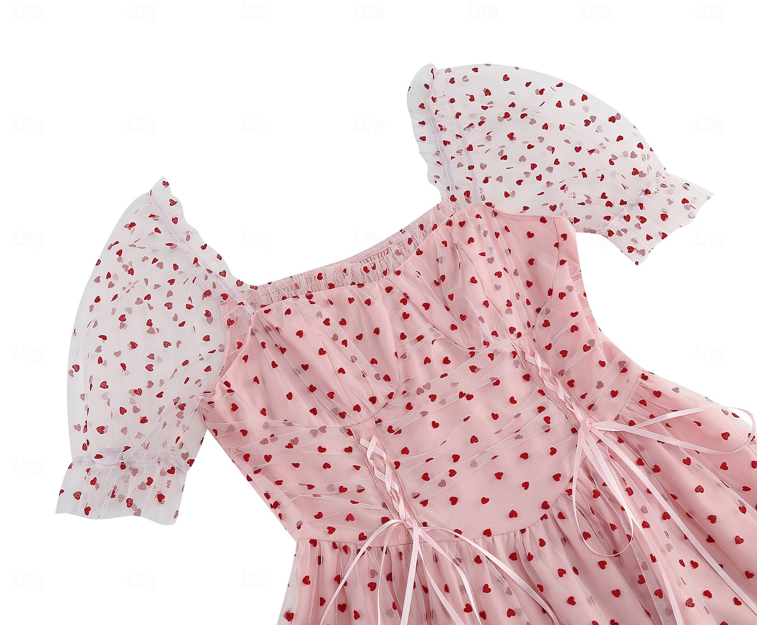 Anni 1950 Retrò Vintage Lunghezza al ginocchio Vestito Abito da tè Abito Swing Cuore Aderente & Svasato Altalena a dondolo Costume Per donna Natale Carnevale Capodanno Ritorno a casa Casual del 2026 a $40.99 –P4