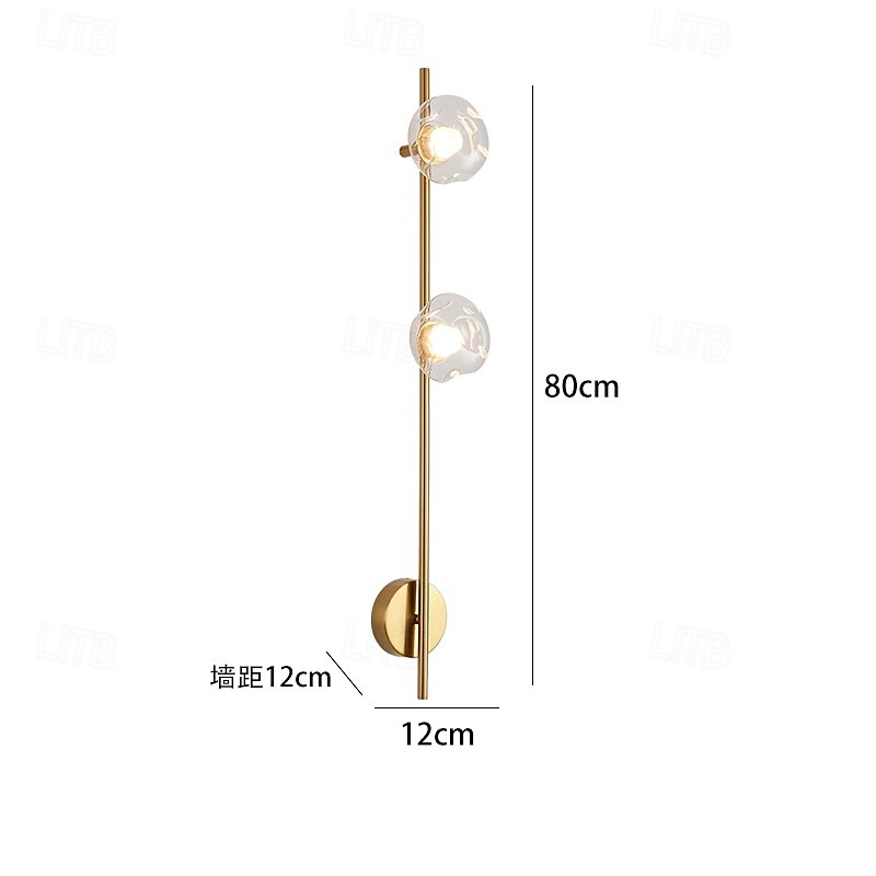 Modern Minimalist Wall Sconce Globe Design for Bedroom Lighting 220-240V 2025 - $168.99 –P9