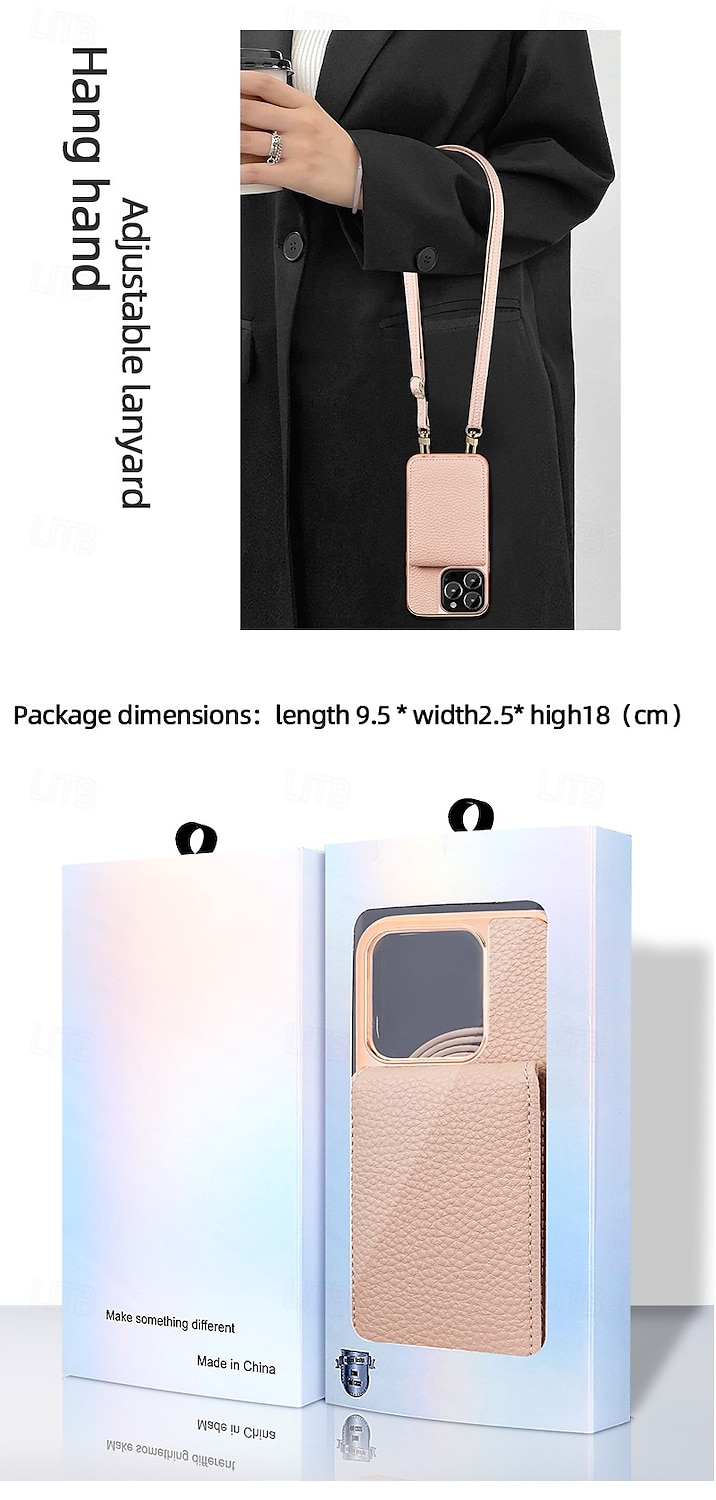 телефон Кейс для Назначение iPhone i16 15 14 Pro Max Plus 13 Pro Max Кейс на заднюю панель со стендом Магнитный с ремешком Ретро Покрытие Кожа PU 2025 - $26.99 –P10