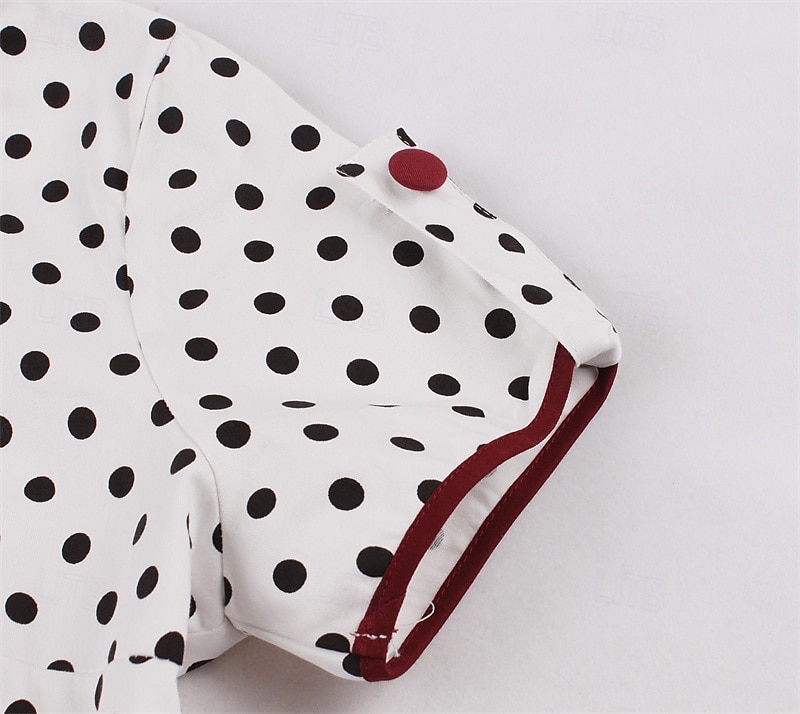 Retro Vintage 1950s Dress Swing Dress Polka Dot Women's Carnival Masquerade Daily Wear Bachelorette Party Adults' Dress Homecoming Dresses 2025 - $34.99 –P6