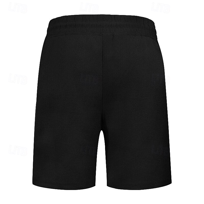 Herren Waffel Sportliche Shorts Sweatshorts Kurze Hose Shorts Kurze Hosen Sommer-Shorts Tasche Kordelzug Elastische Taille Glatt Komfort Atmungsaktiv Kurz Outdoor Sport Klassisch Brautkleider schlicht 2025 - $13.99 –P6