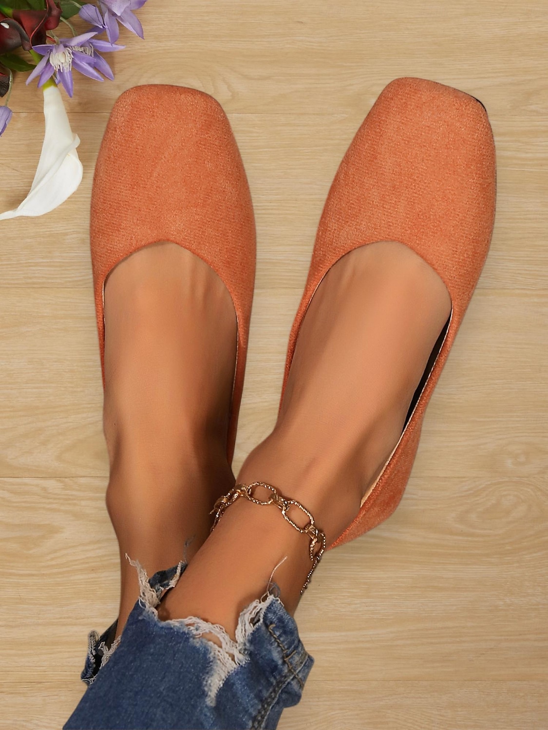 pantofi cu slip-on clasici pentru femei din piele intoarsa artificiala pentru uzura de zi cu zi, birou si calatorii 2025 - $18.99 –P8
