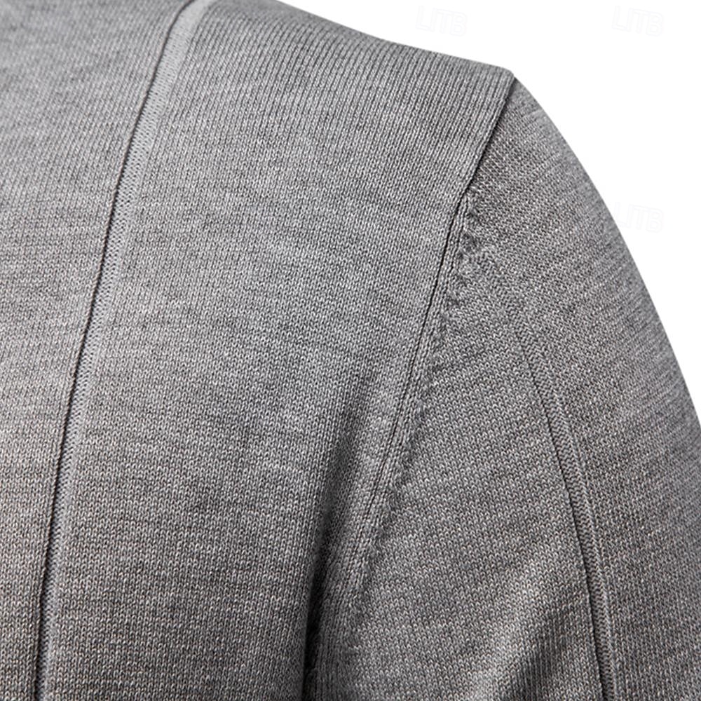Miesten Polo Neulo poolo Muodollinen Työ Sänkyjen avaus Neljänneksen postinumero Lyhythihainen Yhtenäinen väri Sulkea jnk vetoketju Kevät Tumman harmaa Musta Valkoinen Laivaston sininen Khaki Harmaa 2025 - $27.99 –P2