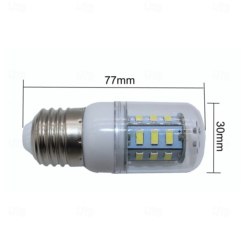2026年 4個 e14 e27 LED コーン電球 3W 12V 5730 SMD 24 LED 電球ランプ ホワイト 温白色 家庭用 オフィス バー 天井照明 壁掛けランプ  コレクション – $25.99 –P3