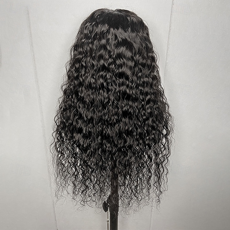 parrucca frontale in pizzo trasparente con onde d'acqua 13x6, densità 150% per donne nere del 2025 a $229.89 –P2
