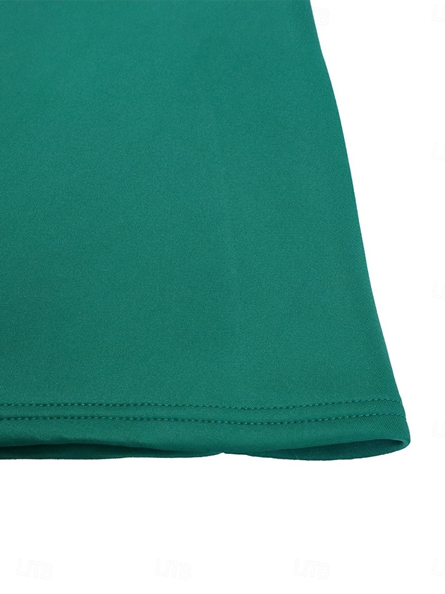 Kentucky Derby Damen Midi Kleid A-Linie Kleid Fit And Flare Kleid Elegant Party Cocktail Hochzeitsgast Verlobung Cocktailparty Reguläre Passform Grafisch Ärmellos V-Ausschnitt Schwarz Weiß Rot 2025 - $44.99 –P8