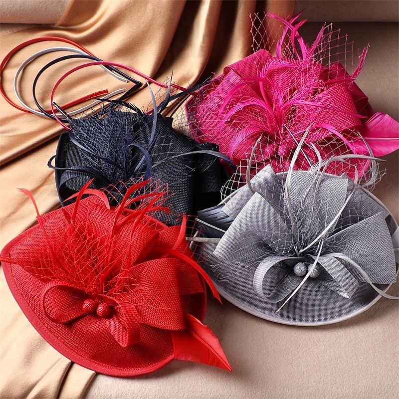 kapelusz na przyjęcie herbaciane - 2025 kapelusz na przyjęcie herbaciane Kentucky Derby z lat 20. XX wieku nakrycie głowy dla kobiet i dziewcząt 2025 - $21.99 –P4