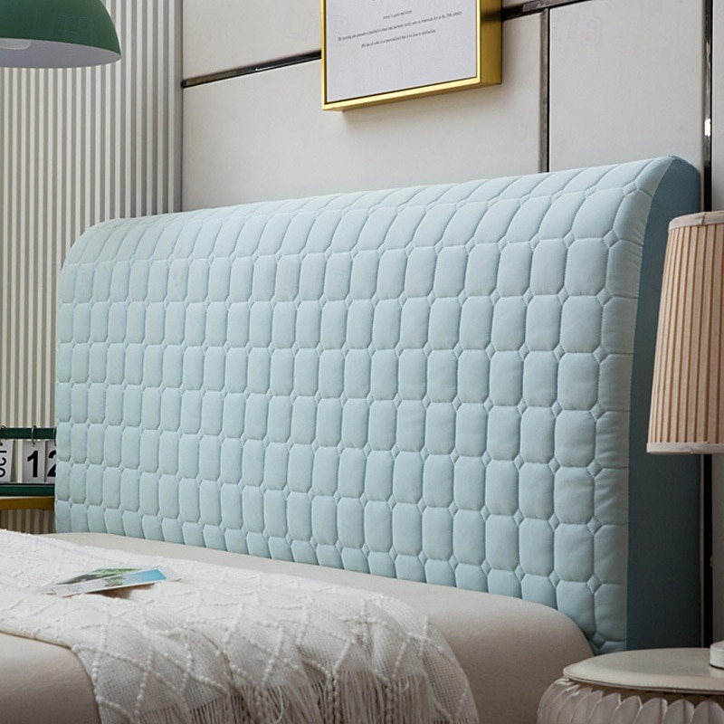 Bett Kopfteil Abdeckung Slipcover Staubdicht Dehnbares Dicken Bett Kopf Polsterungsschutzabdeckung Waschbare Kühlkopfteil Schutzabdeckung 2025 - $34.99 –P5
