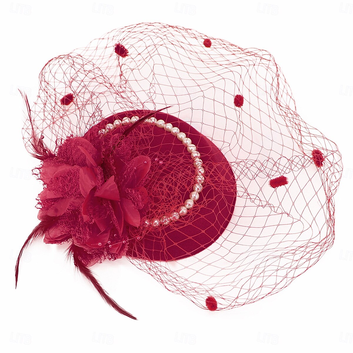 Hatter Sinamay Fedora Bryllup Aftenselskap cocktail Elegant Årgang søt stil Med Blomster Hodeplagg Hodeplagg 2025 - $14.99 –P15