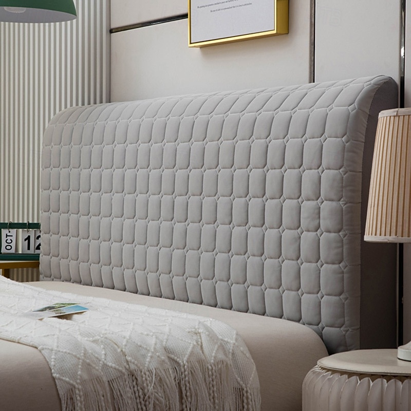 Bett Kopfteil Abdeckung Slipcover Staubdicht Dehnbares Dicken Bett Kopf Polsterungsschutzabdeckung Waschbare Kühlkopfteil Schutzabdeckung 2025 - $34.99 –P1